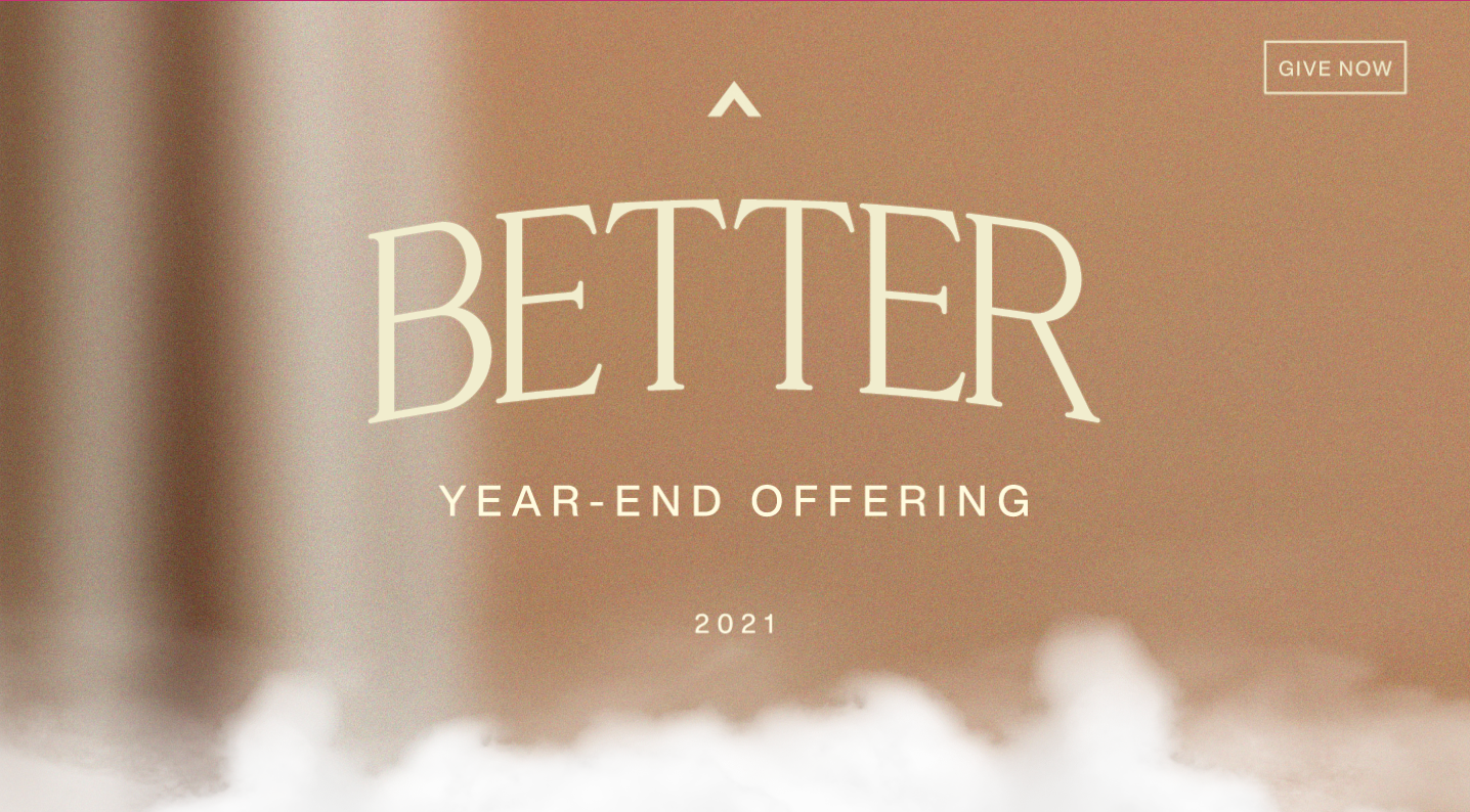 Elevation Church Year-End Giving Campaign built by Winnie Verzosa