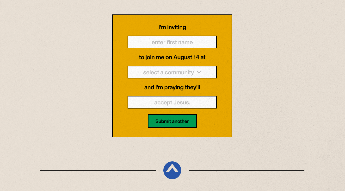 Elevation Church Block Party Event Page built by Winnie Verzosa